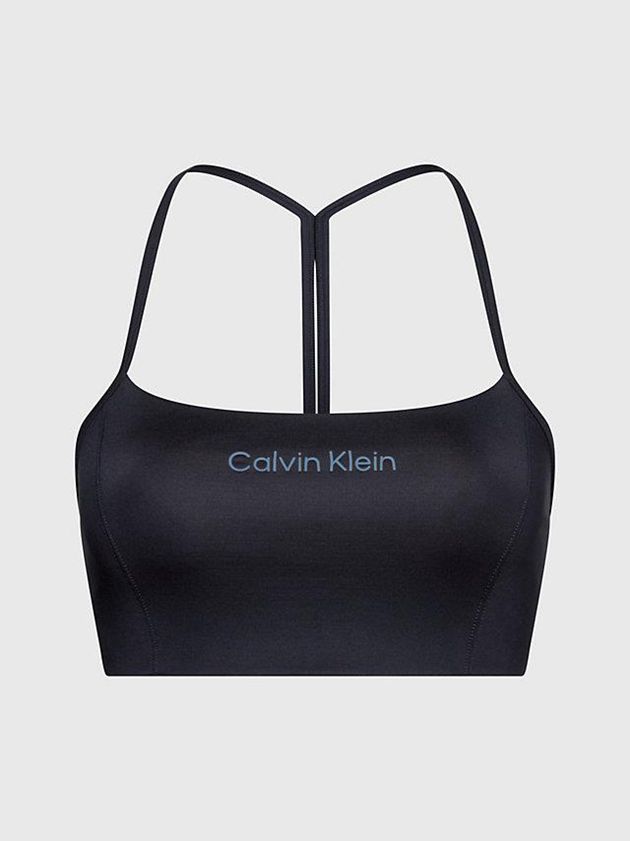 Calvin Klein USA Low Impact Sports Womens Bra Black 6817342-DZ